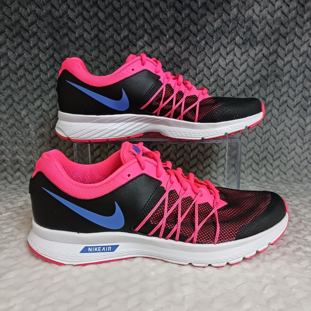 Nike Air Relentless 6 Women's Running Shoes Black Hot Punch Blue Size 9